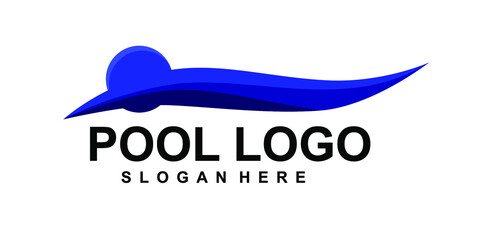 Pool Logo Vector
