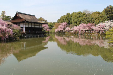 Fototapeta na wymiar heian shrine - kyoto - japan