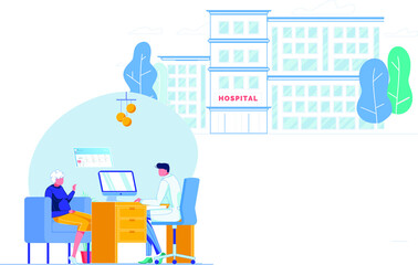 working on the hospital apps to manage the data. 