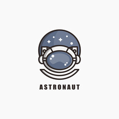 Fototapeta premium Astronaut logo template design. Vector illustration. Abstract astronaut web Icons and vector logo.