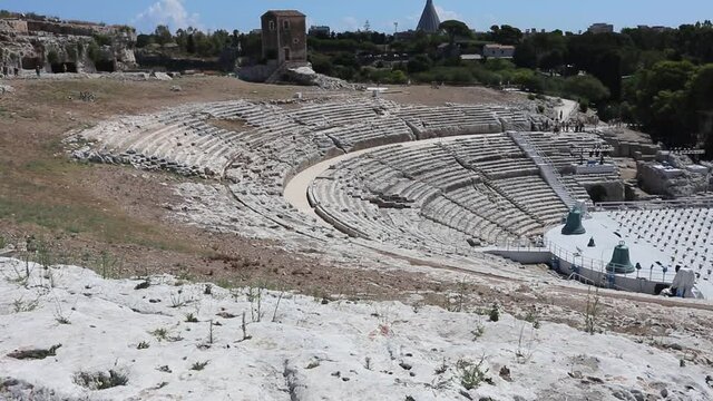 Siracusa - Panoramica del teatro greco
