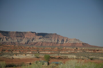 アメリカの早春のザイオンナショナルパーク