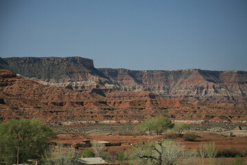 アメリカの早春のザイオンナショナルパーク