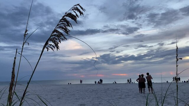 Sunset At Marco Island Florida By South Beach 