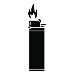 Lighter silhouette icon