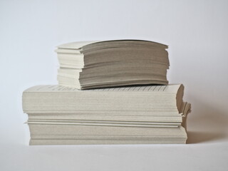 Document forms on a white background