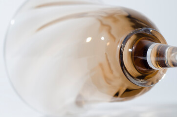 Elegant and Colorful Wine Glass.