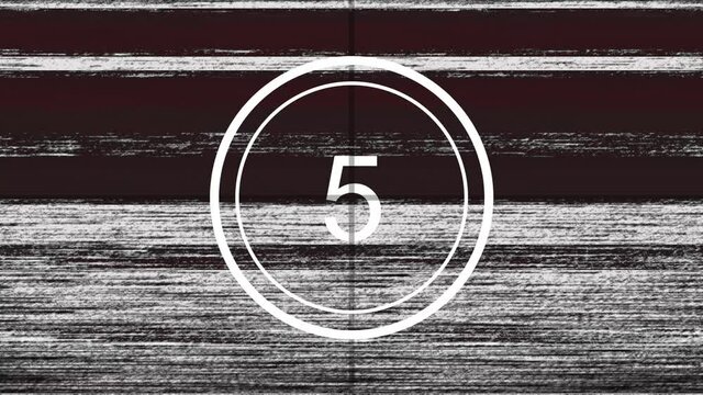 countdown from 10 to 0 on a brown background. cinematic insert for video post. 4k video