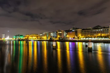 Foto op Plexiglas Dublin's Samuel Beckett Bridge at Night © Iacob