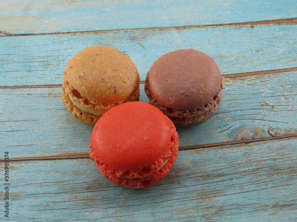 Poster Trio de macarons