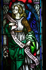 Fototapeta na wymiar Stained Glass in Church