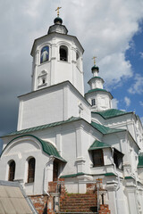 Transfiguration Cathedral (Preobrazhensky cathedral, 1755) of Avraamiev monastery. Smolensk city, Smolensk Oblast, Russia.