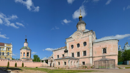 Fototapeta na wymiar Trinity monastery (Troitsky monastery, XVIII century). Smolensk city, Smolensk Oblast, Russia.