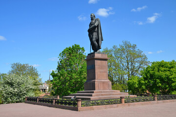 Monument to Russian commander Mikhail Kutuzov. Smolensk city, Smolensk Oblast, Russia.
