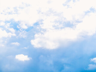 【空イメージ】青空と白い雲