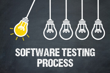 Fototapeta premium Software Testing Process 