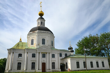 Fototapeta na wymiar Nativity church (Bogoriditskaya church, 1728). Vyazma town, Smolensk Oblast, Russia.