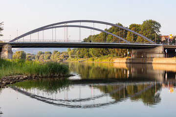 Weserbrücke von Minden, NRW, Deutschland