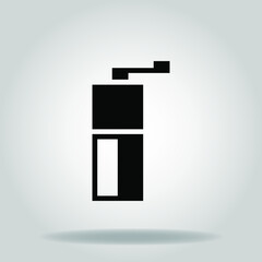 grinder icon or logo in  glyph 3
