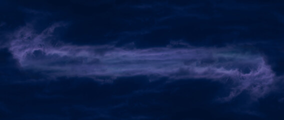 Fototapeta na wymiar Parallel dramatic storm clouds space
