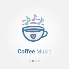 Coffee Music concept