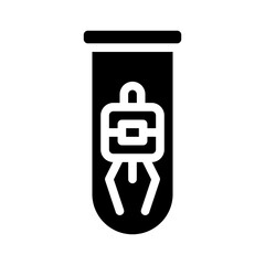 ano technology glyph icon vector isolated illustration