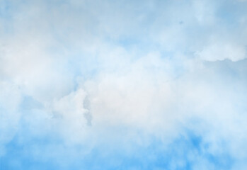 Color sky with clouds background