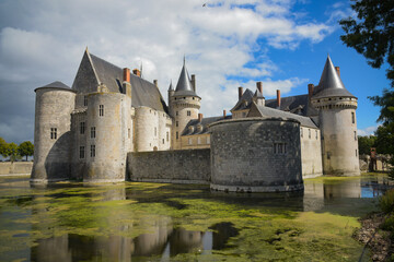 Fototapeta premium sully sur loire's castle