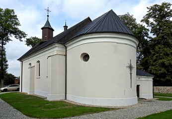 built at the beginning of the 17th century, the Catholic Church of the Assumption in the town of...