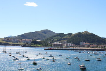 Fototapeta na wymiar Castro Urdiales is a seaport of northern Spain, in the autonomous community of Cantabria, situated on the Bay of Biscay. 