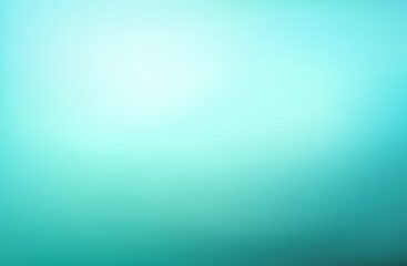 Abstract Gradient light teal mint background. Blurred turquoise blue green water backdrop. Vector illustration for your graphic design, banner, summer or aqua poster, website