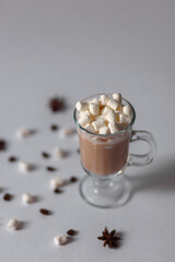 cup of coffee with chocolate