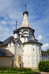 Fototapeta na wymiar Assumption church (Uspenskaya church, XVI century) of Spaso-Evfimiev monastery. Suzdal town, Vladimir Oblast, Russia.