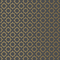 golden arabic texture - vector illustration