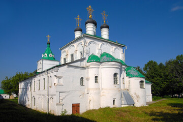 Fototapeta na wymiar Assumption church (Uspenskaya church, XVI-XVII centuries). Alexandrov Kremlin, Alexandrov town, Vladimir Oblast, Russia.