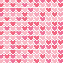 pink heart shape texture - vector illustration
