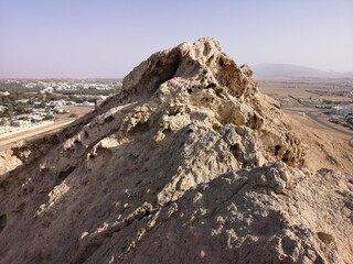Hill Top View in Al Ain, UAE.