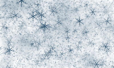 blue snow background