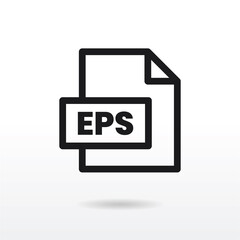 EPS File icon . Eps sign