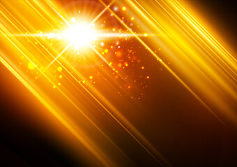 golden abstract background vector illustration