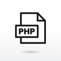 PHP file icon . php sign