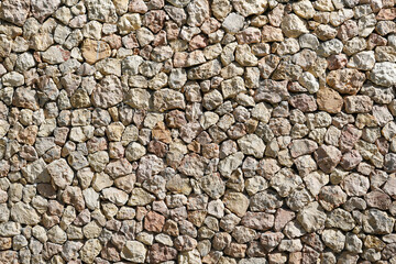 Stone wall texture background pattern abstract image in daylight