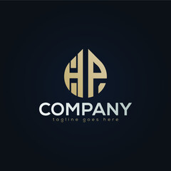 H and P Monogram Logo Concept Design
