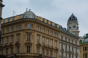 Fototapeta na wymiar オーストリア　ウィーン歴史地区の街並み