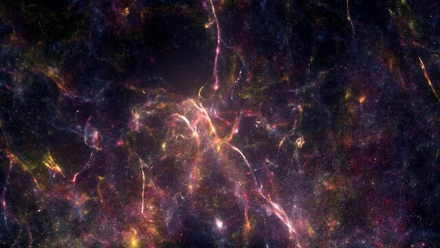 Flying through amazing nebula and star fields in deep space. Production quality footage in 4k resolution, ProRes HQ codec, 30FPS.	