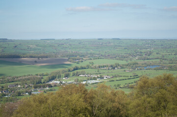 Views from the top of the Otley Chevin, Yorkshire.