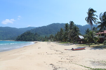 tropical beach in Malaysia