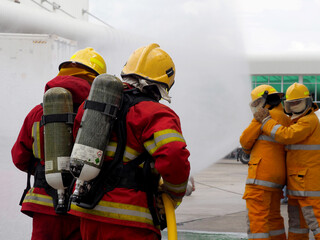 Fire departments and emergency response teams will conduct disaster preparedness drills