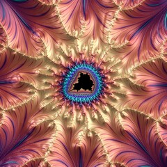 Fractal colorful background