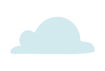 Obraz premium Isolated cloud shape vector design